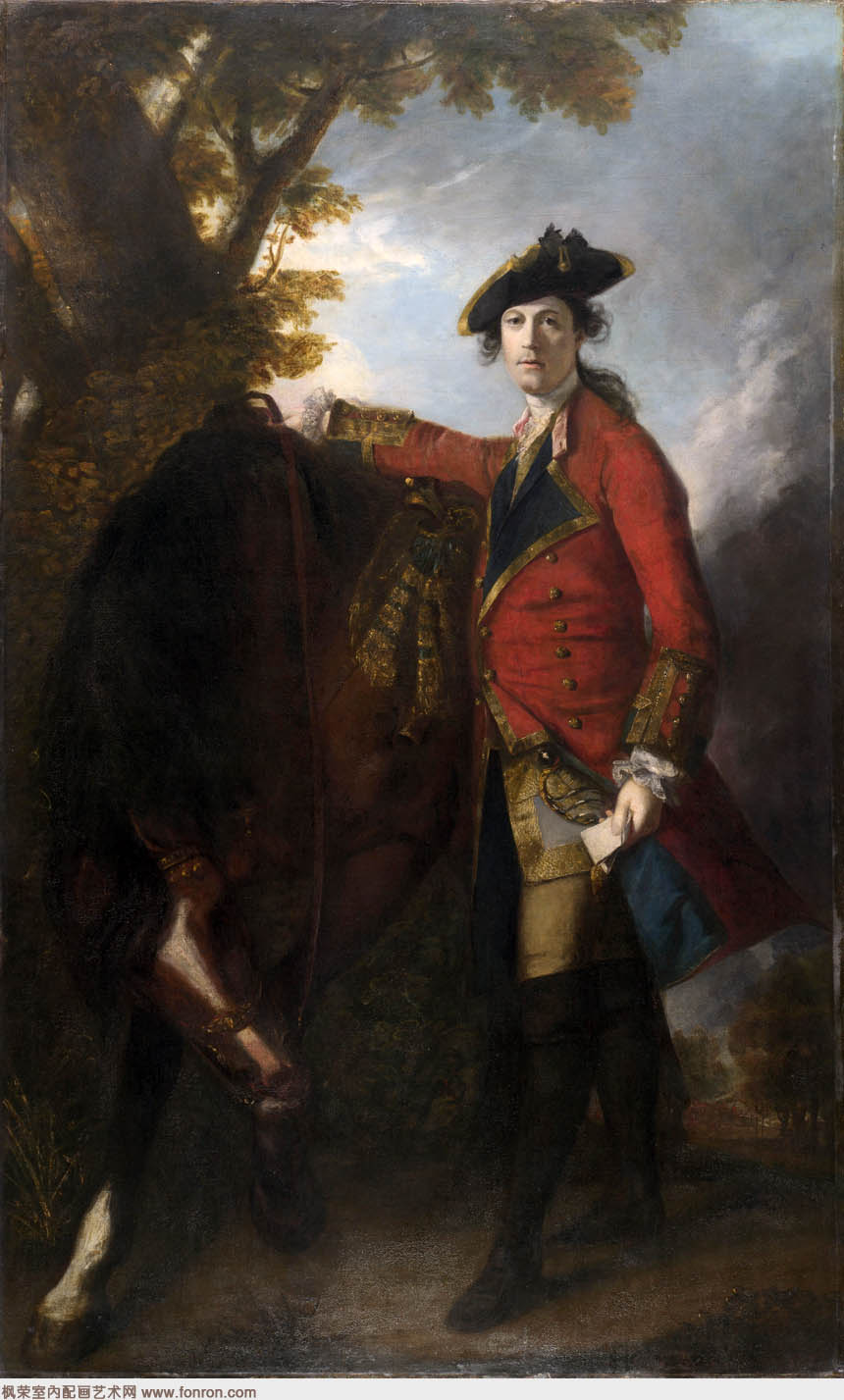 "Captain Robert Orme" (1756) by Sir Joshua Reynolds