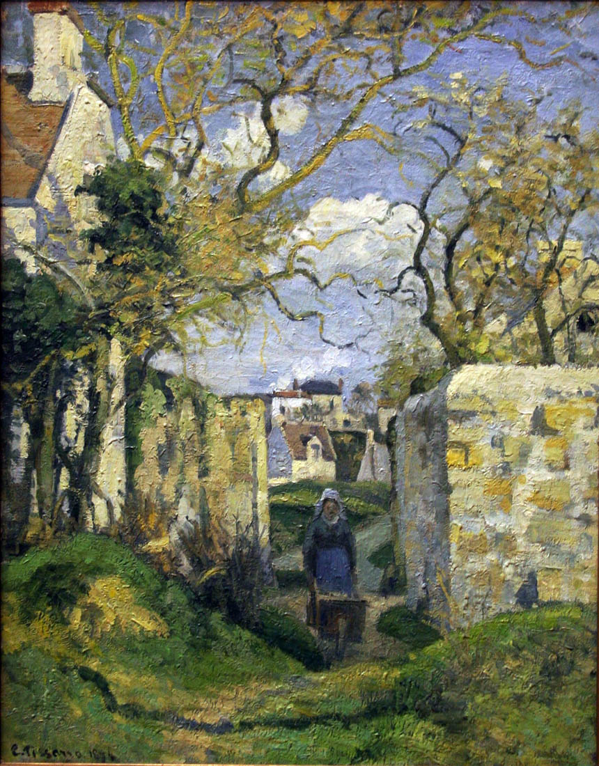 法国19世纪印象派画家毕沙罗(camille pissarro,1831-1903)    枫荣