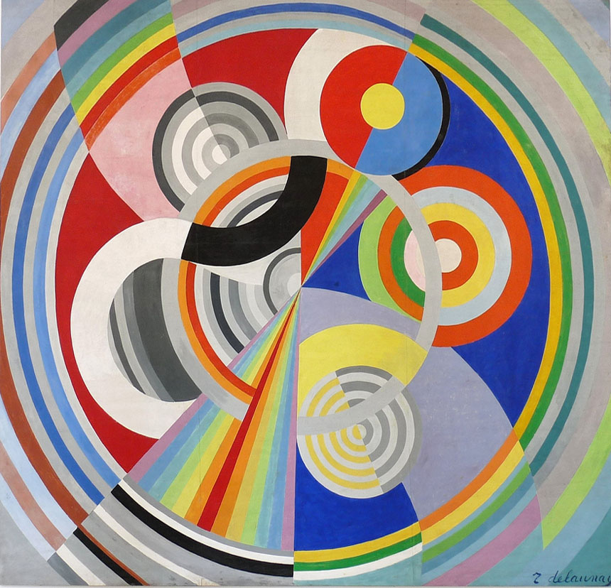 法国二十世纪 抽象画家robert delaunay(1885-1941)    枫荣室内配画