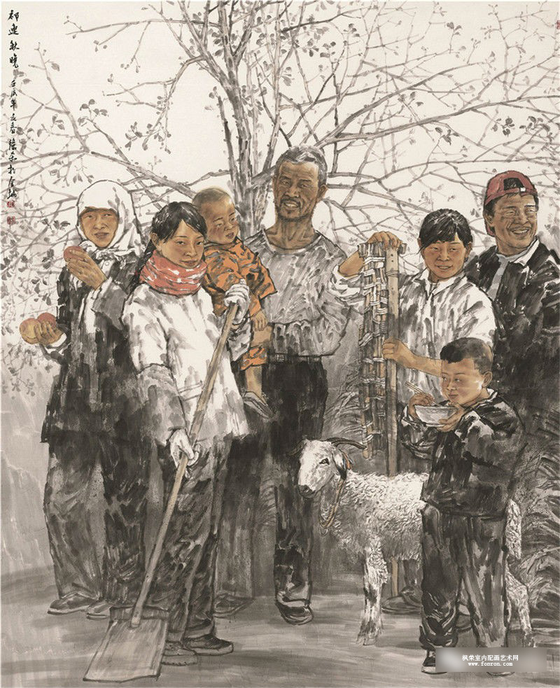 甘肃省美术家协会  巫卫东---水墨人物画 作品欣赏  枫荣室内配画艺术