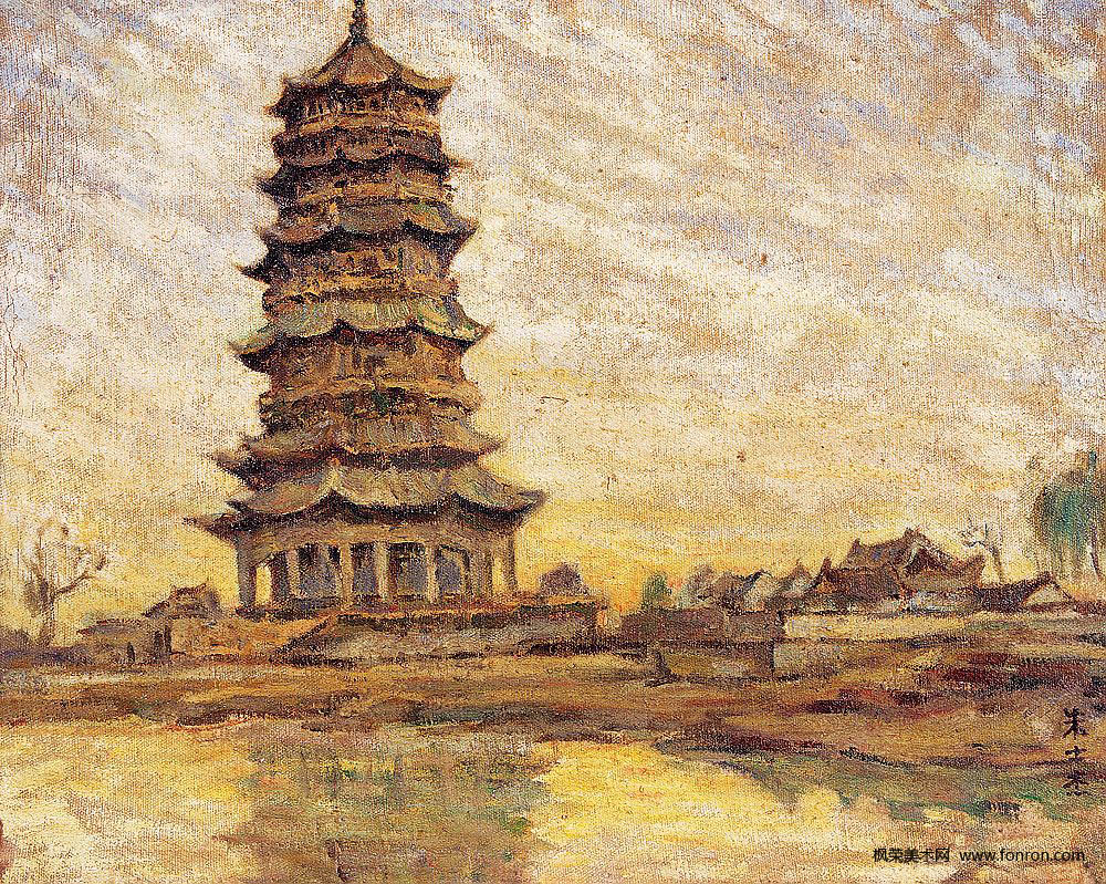 販売入荷Rarebookkyoto　o715　中国油画資料　朱士傑画選　蘇州　上海人美　1987年頃　名人　名作　名品 山水、風月