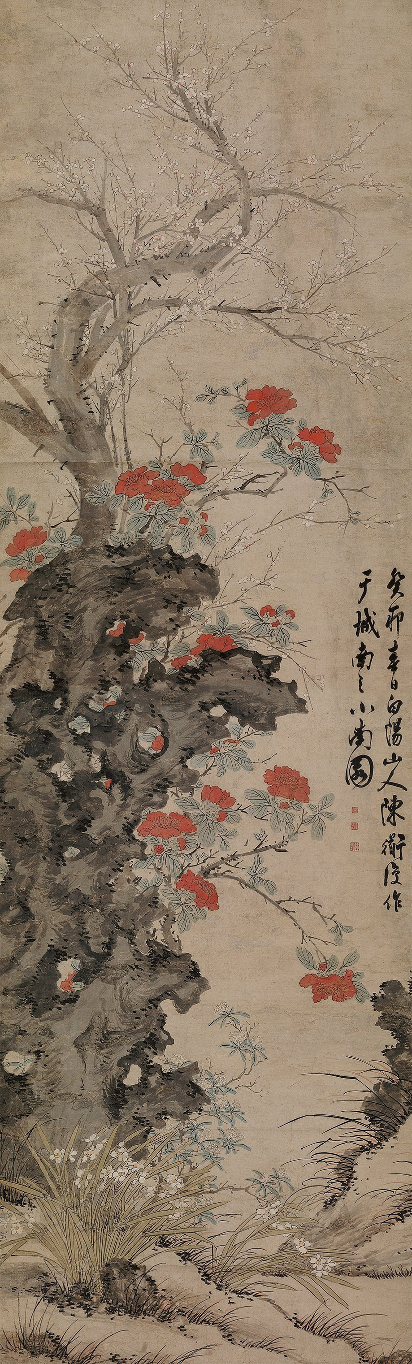 5万元   作品鉴赏     陈道复善作大画,有多幅传世.